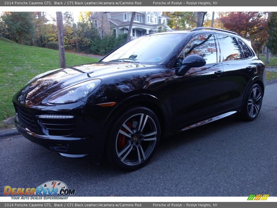2014 Porsche Cayenne GTS Black / GTS Black Leather/Alcantara w/Carmine Red Photo #1