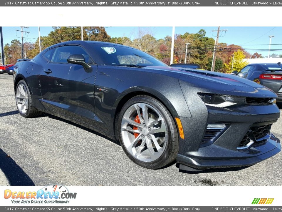 2017 Chevrolet Camaro SS Coupe 50th Anniversary Nightfall Gray Metallic / 50th Anniversary Jet Black/Dark Gray Photo #1