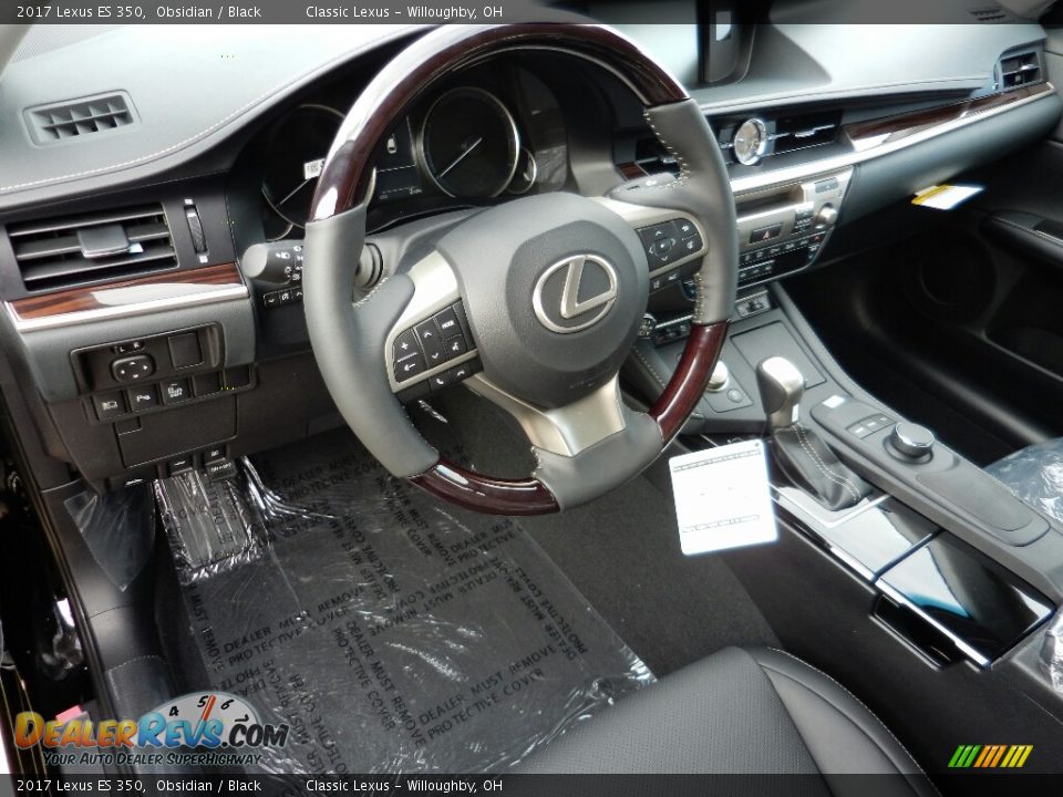 Black Interior - 2017 Lexus ES 350 Photo #2