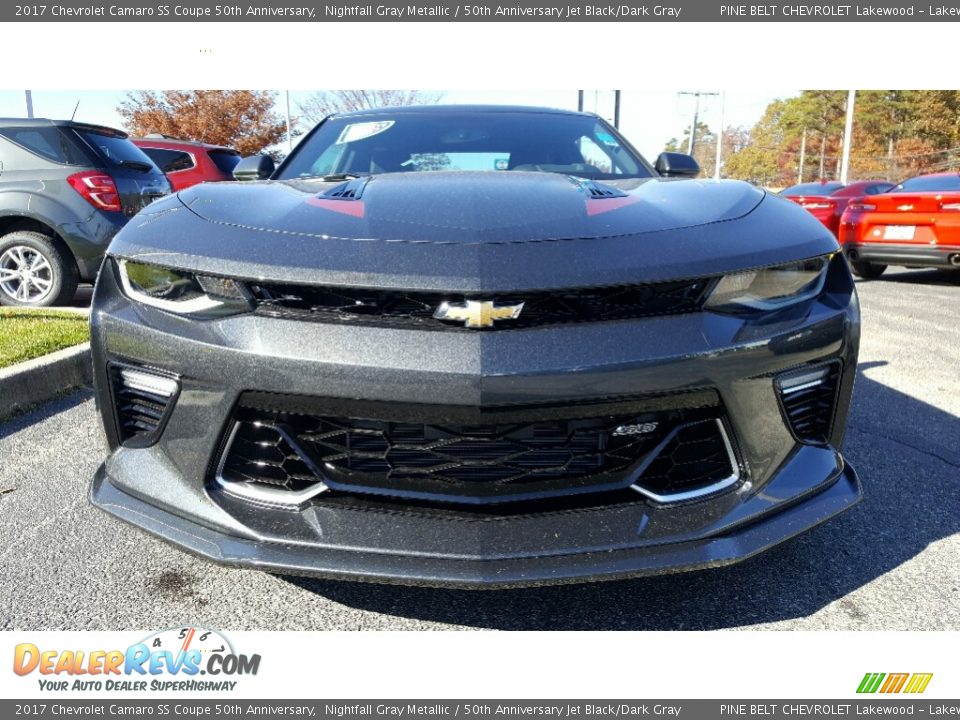 2017 Chevrolet Camaro SS Coupe 50th Anniversary Nightfall Gray Metallic / 50th Anniversary Jet Black/Dark Gray Photo #2