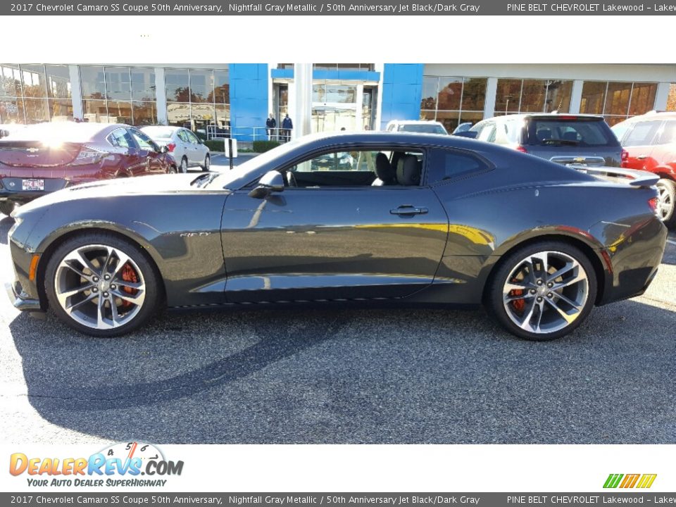 2017 Chevrolet Camaro SS Coupe 50th Anniversary Nightfall Gray Metallic / 50th Anniversary Jet Black/Dark Gray Photo #3