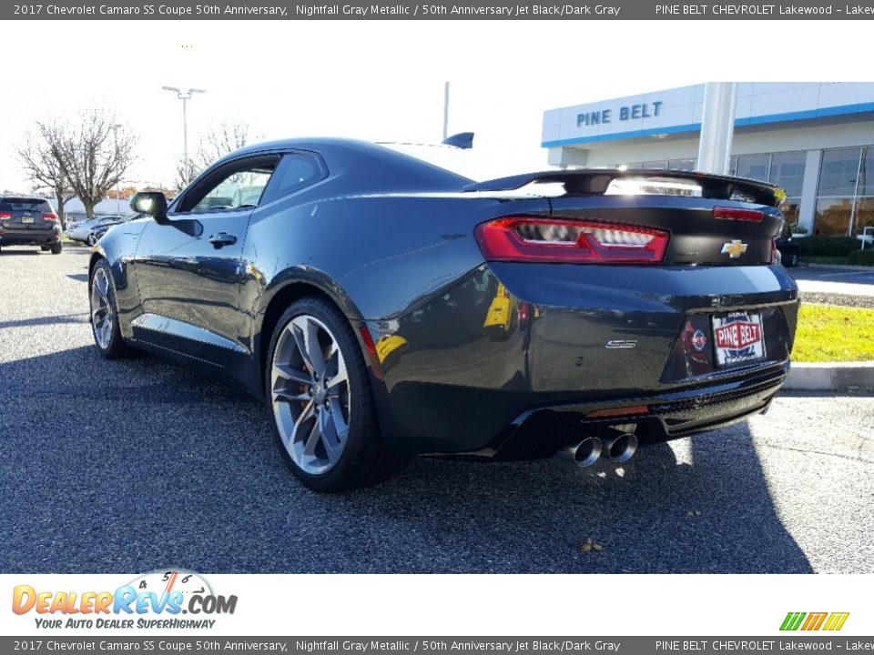 2017 Chevrolet Camaro SS Coupe 50th Anniversary Nightfall Gray Metallic / 50th Anniversary Jet Black/Dark Gray Photo #4