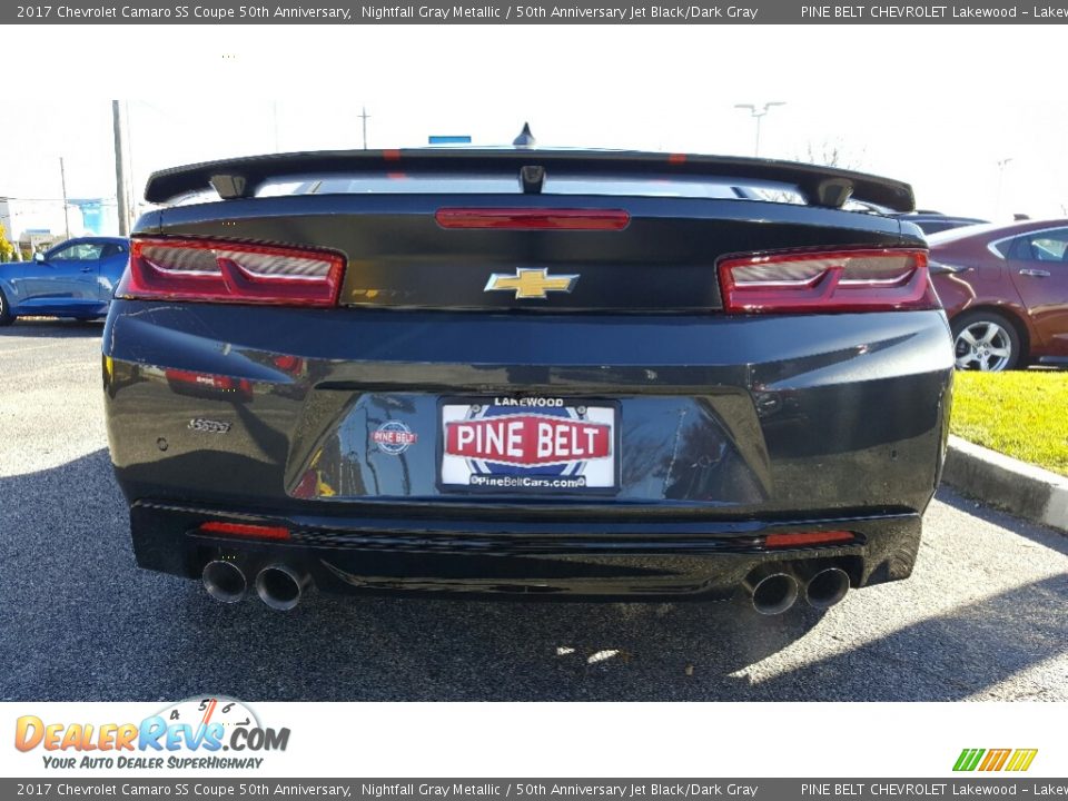 2017 Chevrolet Camaro SS Coupe 50th Anniversary Nightfall Gray Metallic / 50th Anniversary Jet Black/Dark Gray Photo #5