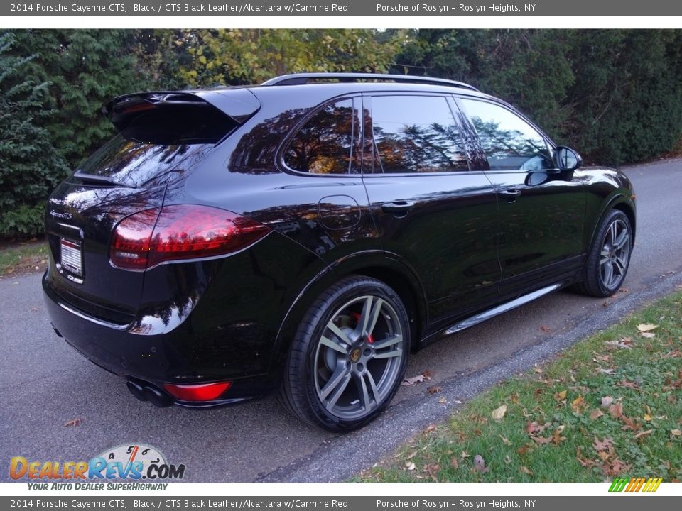 2014 Porsche Cayenne GTS Black / GTS Black Leather/Alcantara w/Carmine Red Photo #6