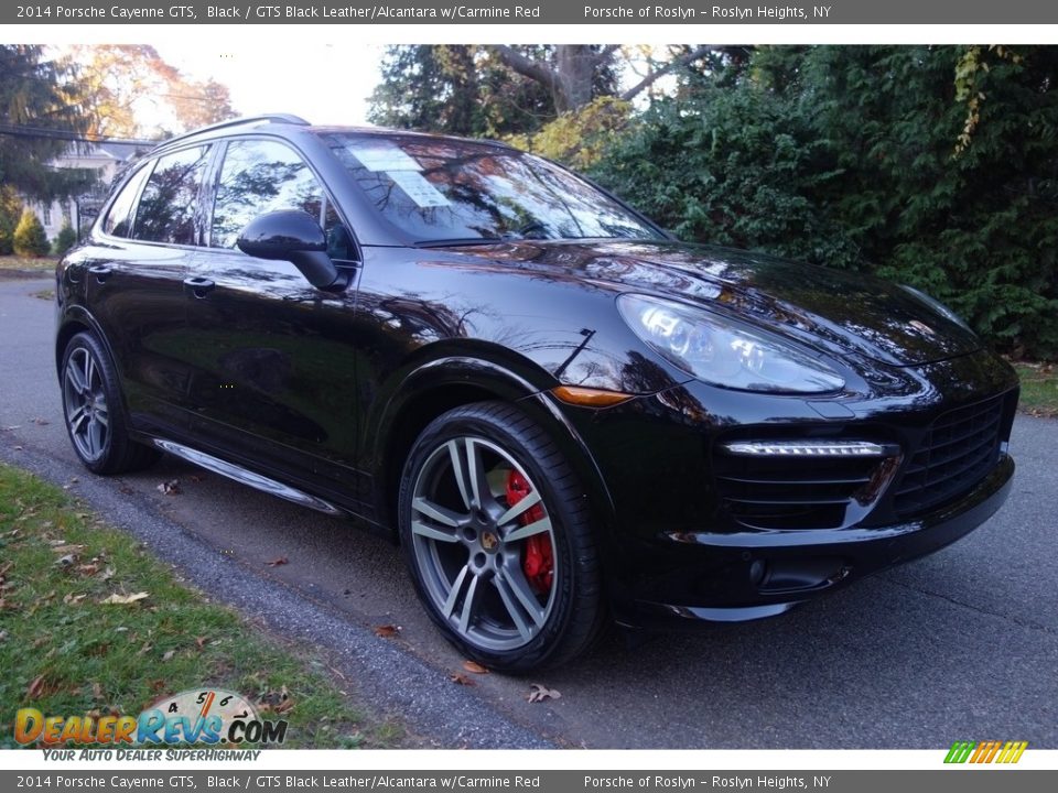 2014 Porsche Cayenne GTS Black / GTS Black Leather/Alcantara w/Carmine Red Photo #8