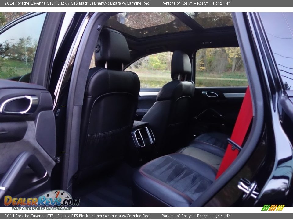2014 Porsche Cayenne GTS Black / GTS Black Leather/Alcantara w/Carmine Red Photo #21