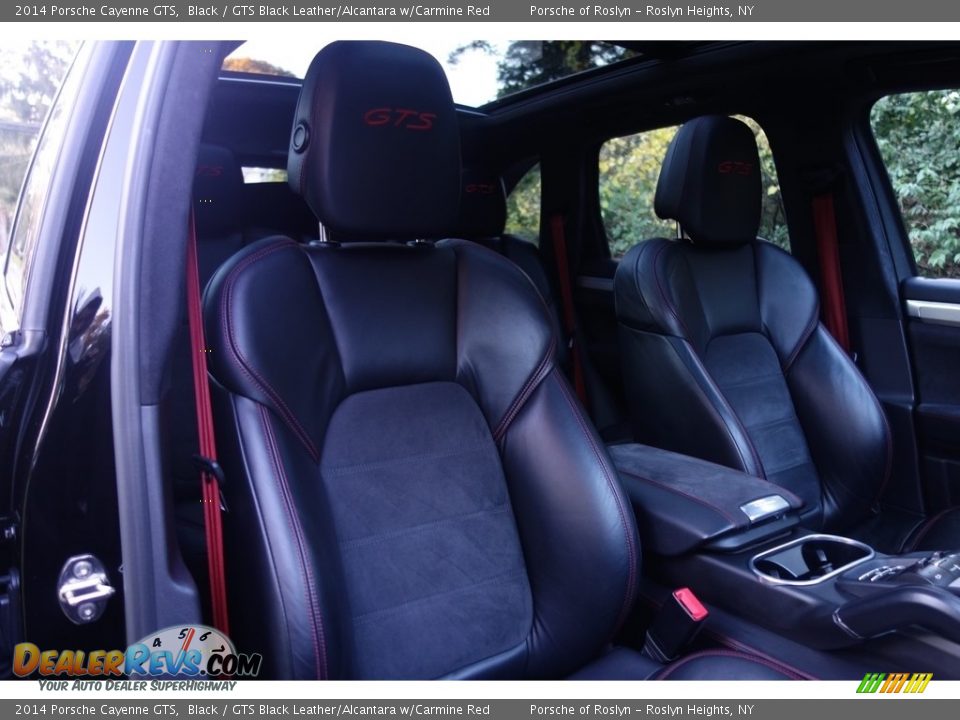 2014 Porsche Cayenne GTS Black / GTS Black Leather/Alcantara w/Carmine Red Photo #22