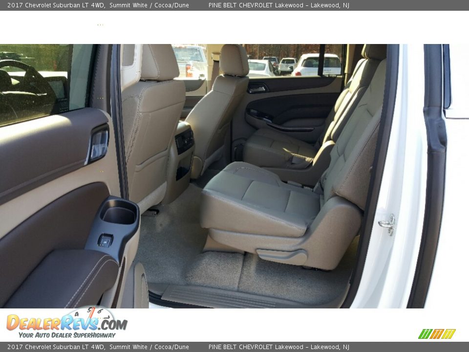 Rear Seat of 2017 Chevrolet Suburban LT 4WD Photo #8