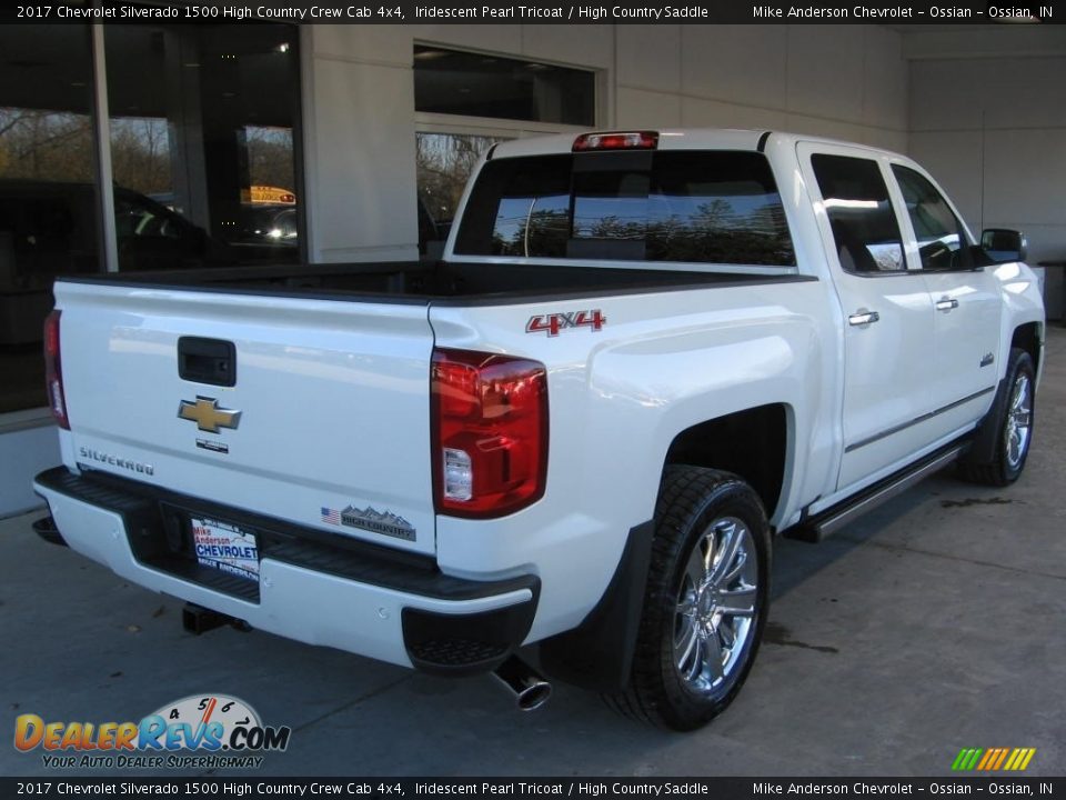 2017 Chevrolet Silverado 1500 High Country Crew Cab 4x4 Iridescent Pearl Tricoat / High Country Saddle Photo #20