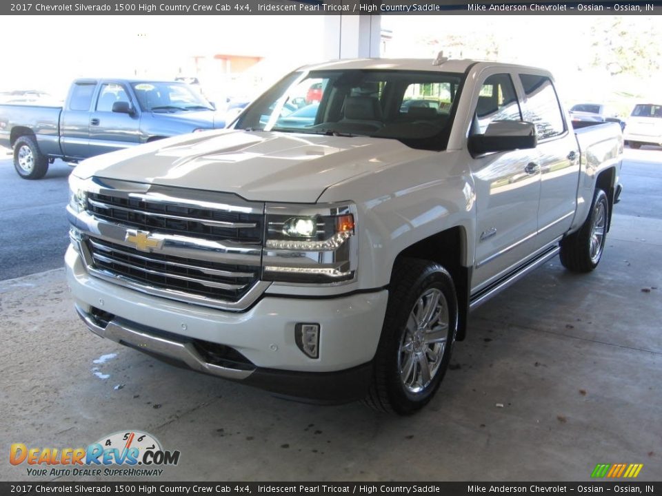 2017 Chevrolet Silverado 1500 High Country Crew Cab 4x4 Iridescent Pearl Tricoat / High Country Saddle Photo #23