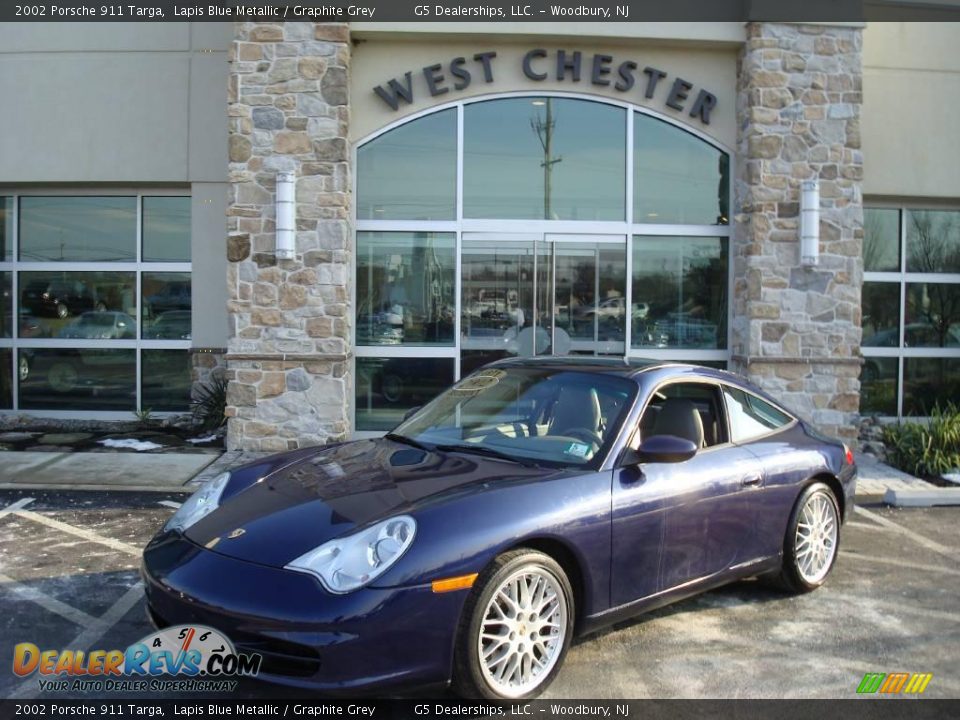 2002 Porsche 911 Targa Lapis Blue Metallic / Graphite Grey Photo #1