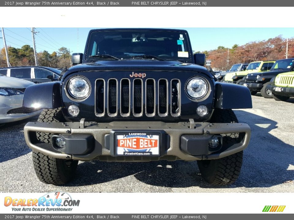 2017 Jeep Wrangler 75th Anniversary Edition 4x4 Black / Black Photo #2