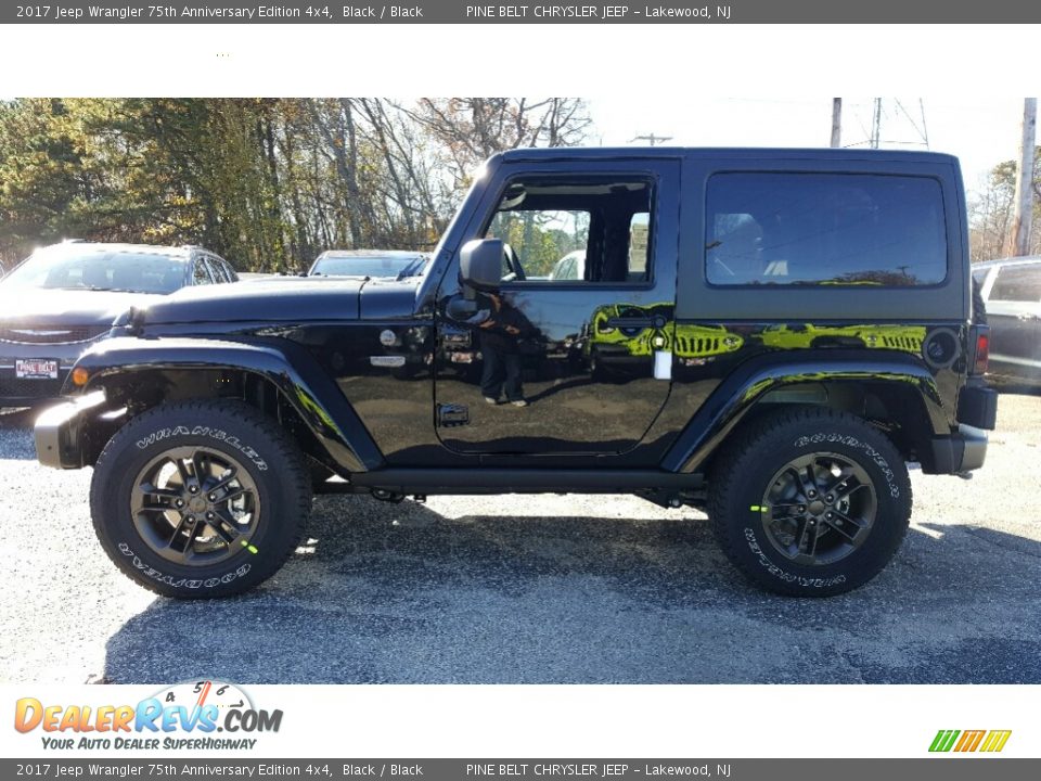 Black 2017 Jeep Wrangler 75th Anniversary Edition 4x4 Photo #3