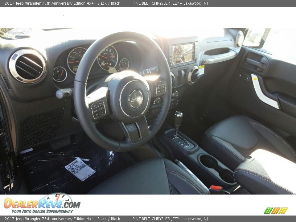 2017 Jeep Wrangler 75th Anniversary Edition 4x4 Black / Black Photo #9