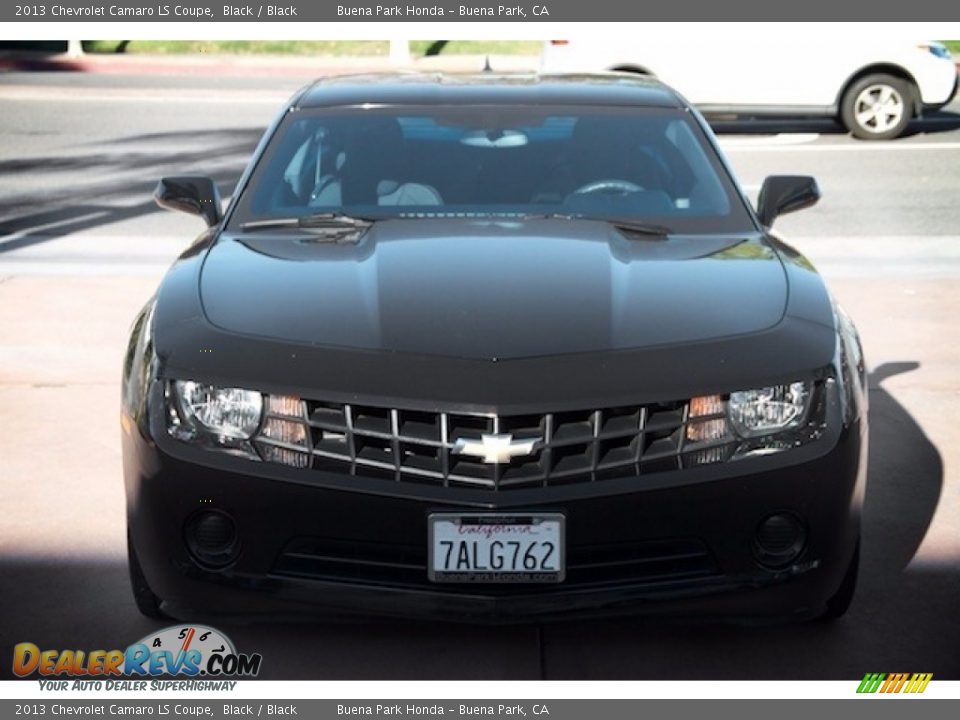 2013 Chevrolet Camaro LS Coupe Black / Black Photo #7