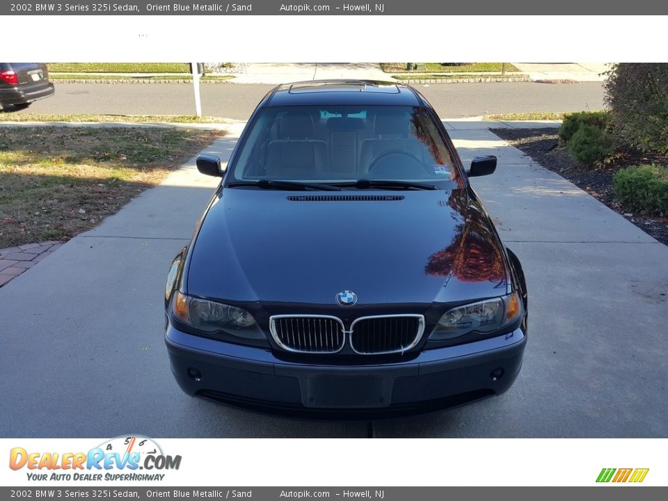 2002 BMW 3 Series 325i Sedan Orient Blue Metallic / Sand Photo #2