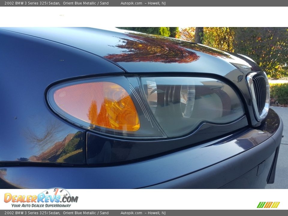 2002 BMW 3 Series 325i Sedan Orient Blue Metallic / Sand Photo #11