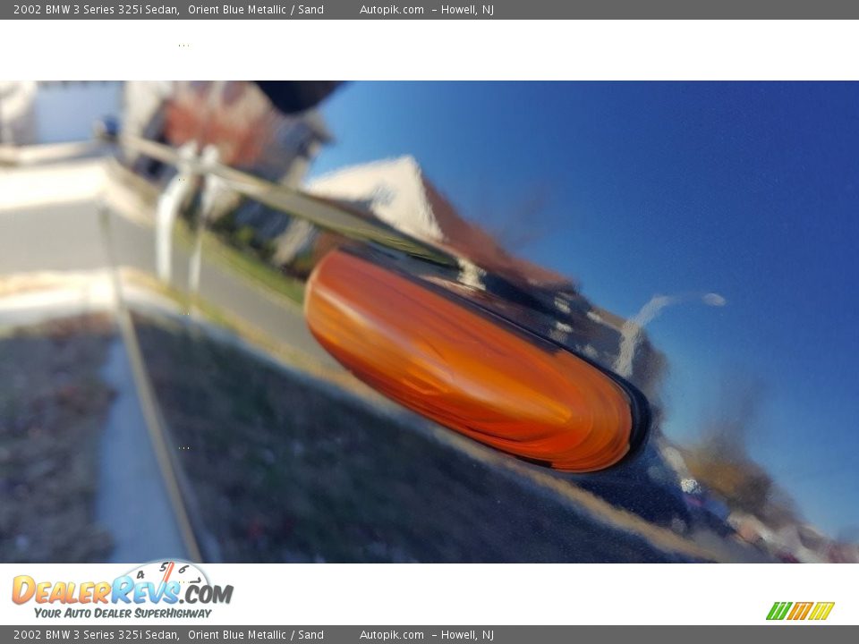 2002 BMW 3 Series 325i Sedan Orient Blue Metallic / Sand Photo #14