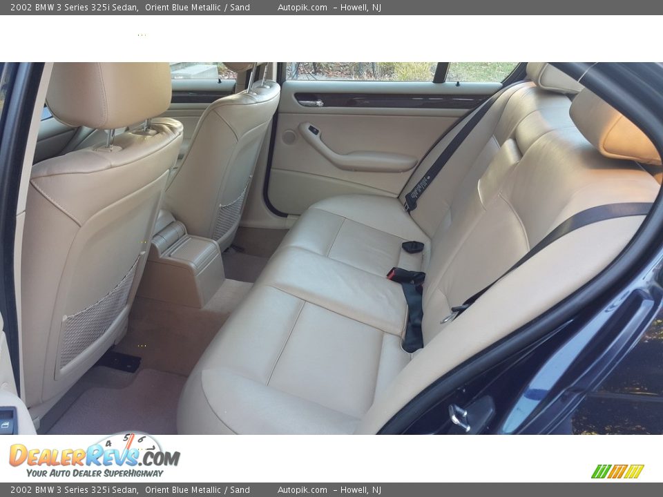 2002 BMW 3 Series 325i Sedan Orient Blue Metallic / Sand Photo #22