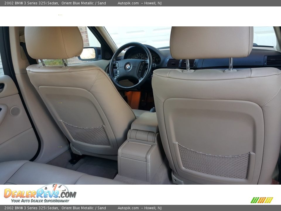 2002 BMW 3 Series 325i Sedan Orient Blue Metallic / Sand Photo #30