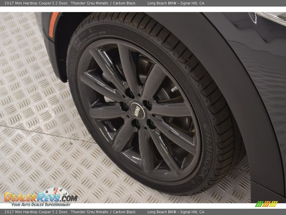2017 Mini Hardtop Cooper S 2 Door Thunder Grey Metallic / Carbon Black Photo #6