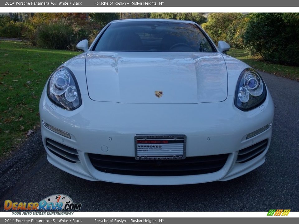 2014 Porsche Panamera 4S White / Black Photo #2