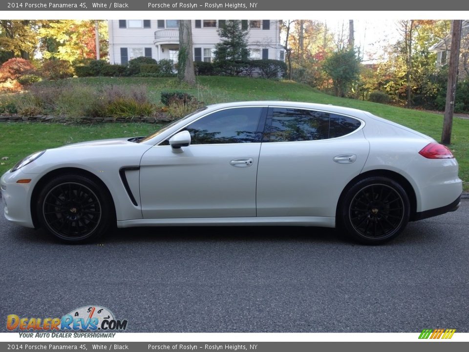 2014 Porsche Panamera 4S White / Black Photo #3