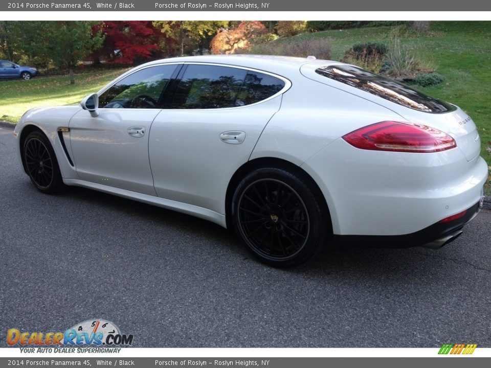 2014 Porsche Panamera 4S White / Black Photo #4