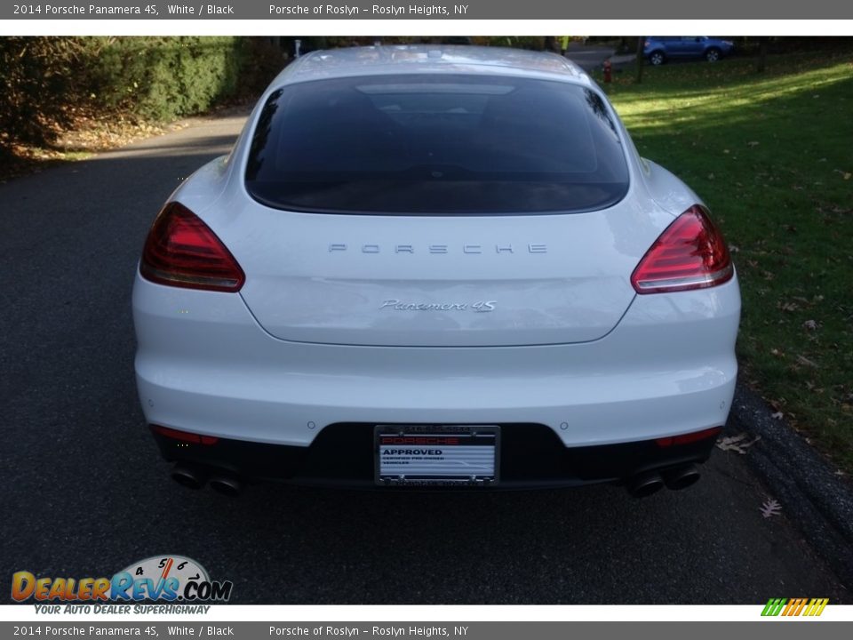 2014 Porsche Panamera 4S White / Black Photo #5