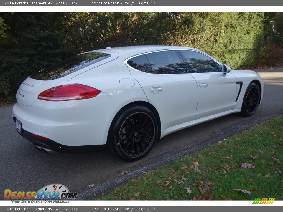2014 Porsche Panamera 4S White / Black Photo #6