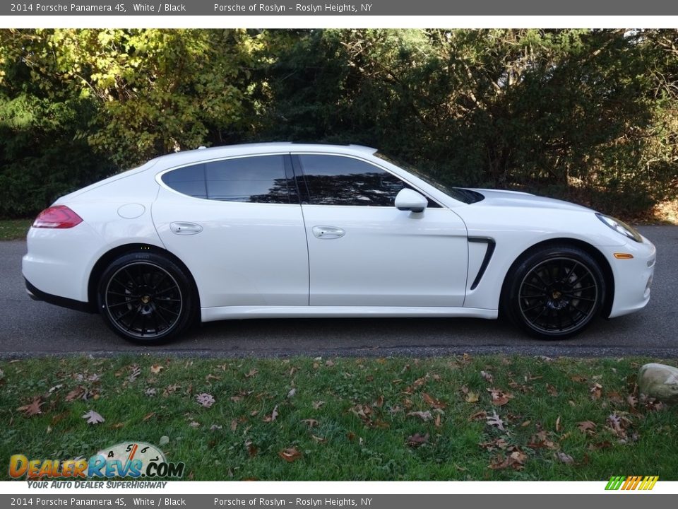 2014 Porsche Panamera 4S White / Black Photo #7