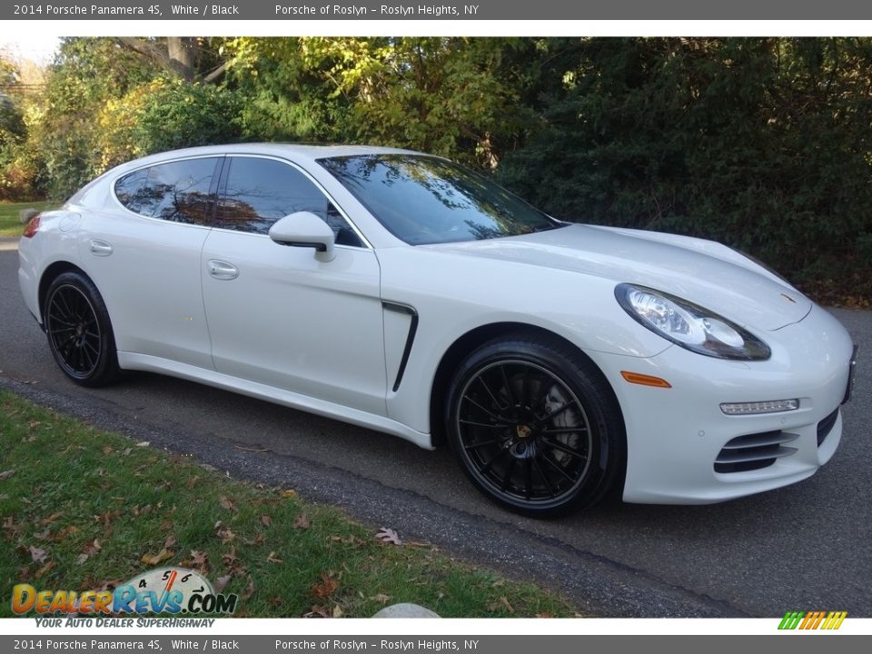2014 Porsche Panamera 4S White / Black Photo #8