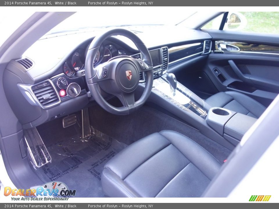 2014 Porsche Panamera 4S White / Black Photo #9