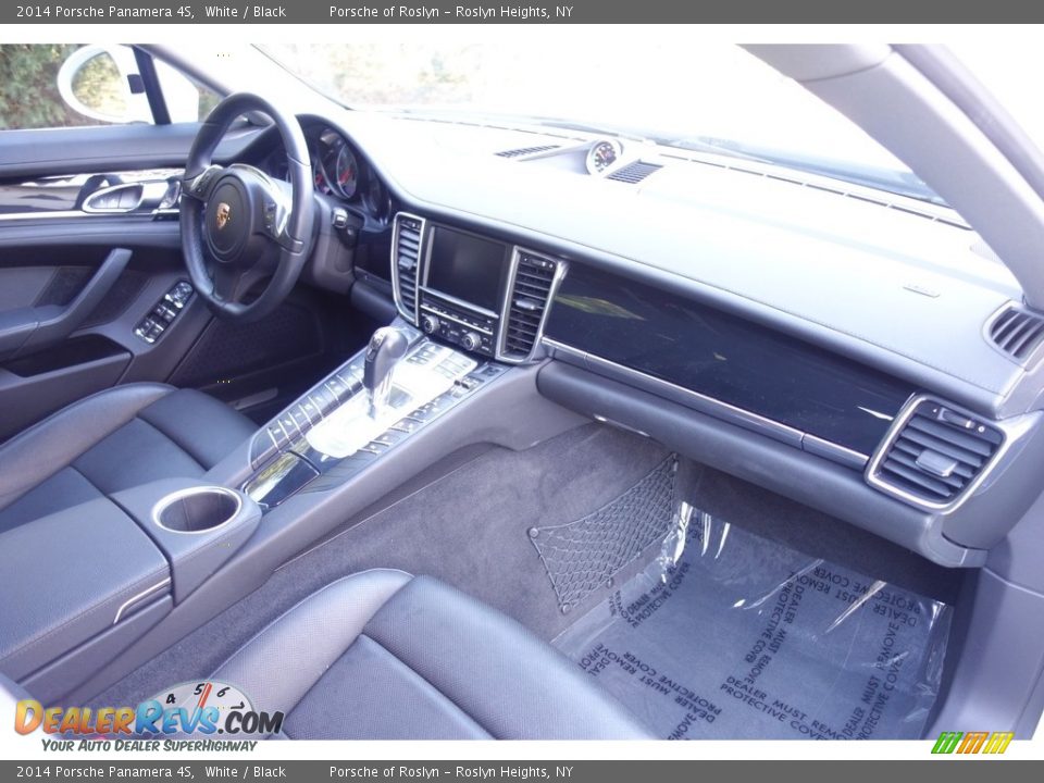 2014 Porsche Panamera 4S White / Black Photo #16