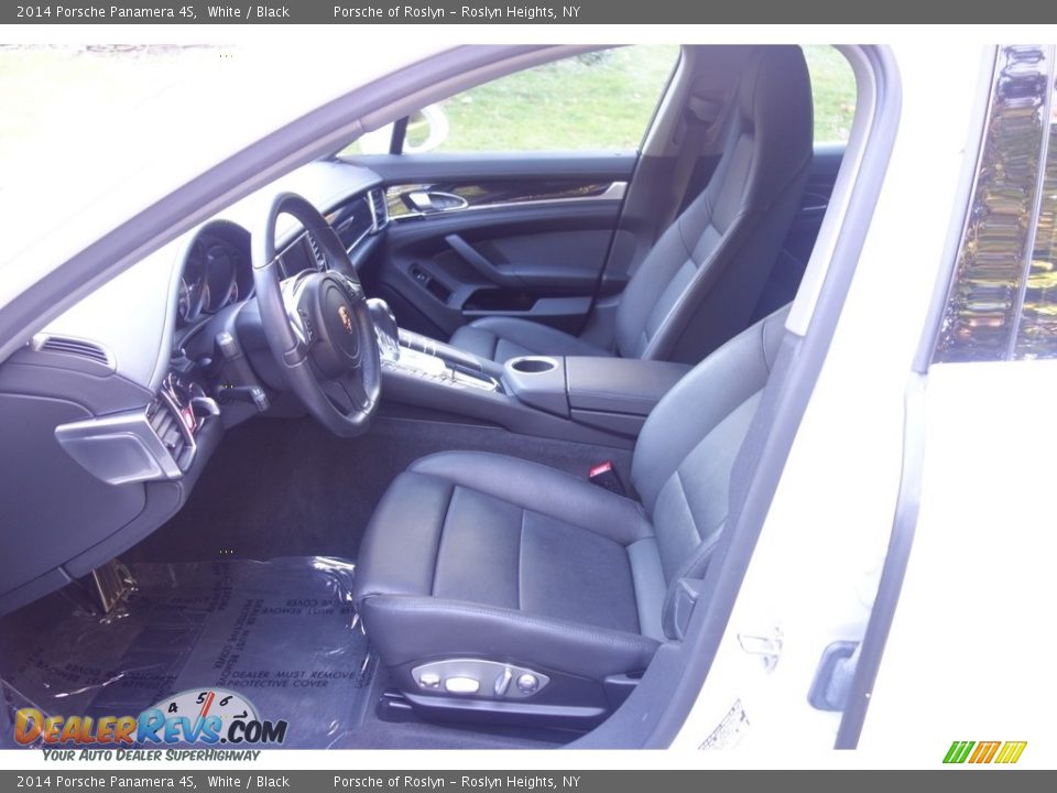 2014 Porsche Panamera 4S White / Black Photo #17