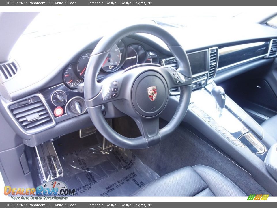 2014 Porsche Panamera 4S White / Black Photo #20