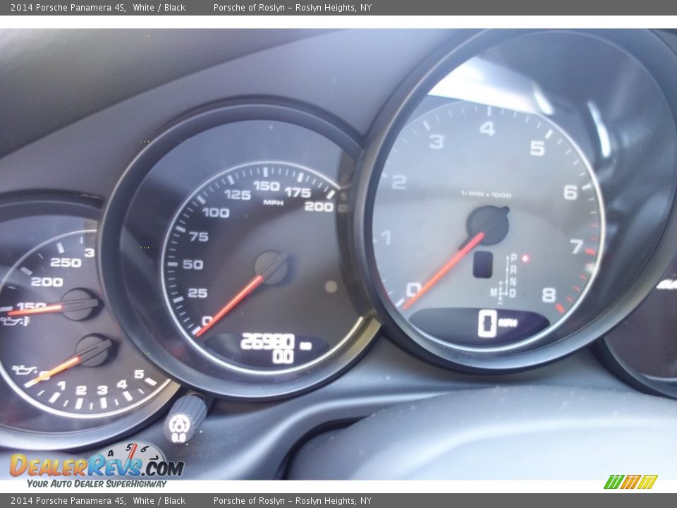 2014 Porsche Panamera 4S White / Black Photo #22