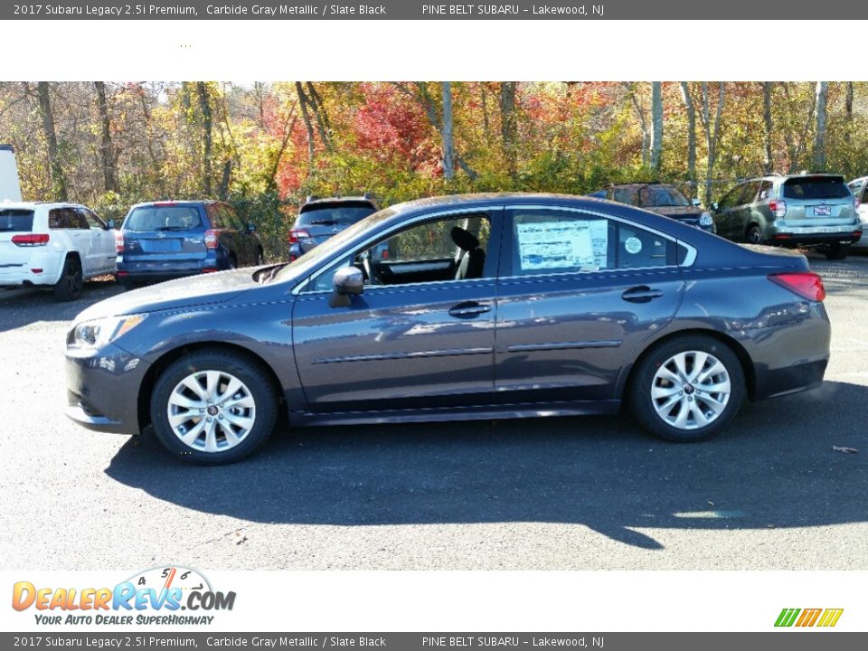 2017 Subaru Legacy 2.5i Premium Carbide Gray Metallic / Slate Black Photo #3