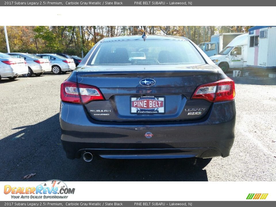 2017 Subaru Legacy 2.5i Premium Carbide Gray Metallic / Slate Black Photo #5