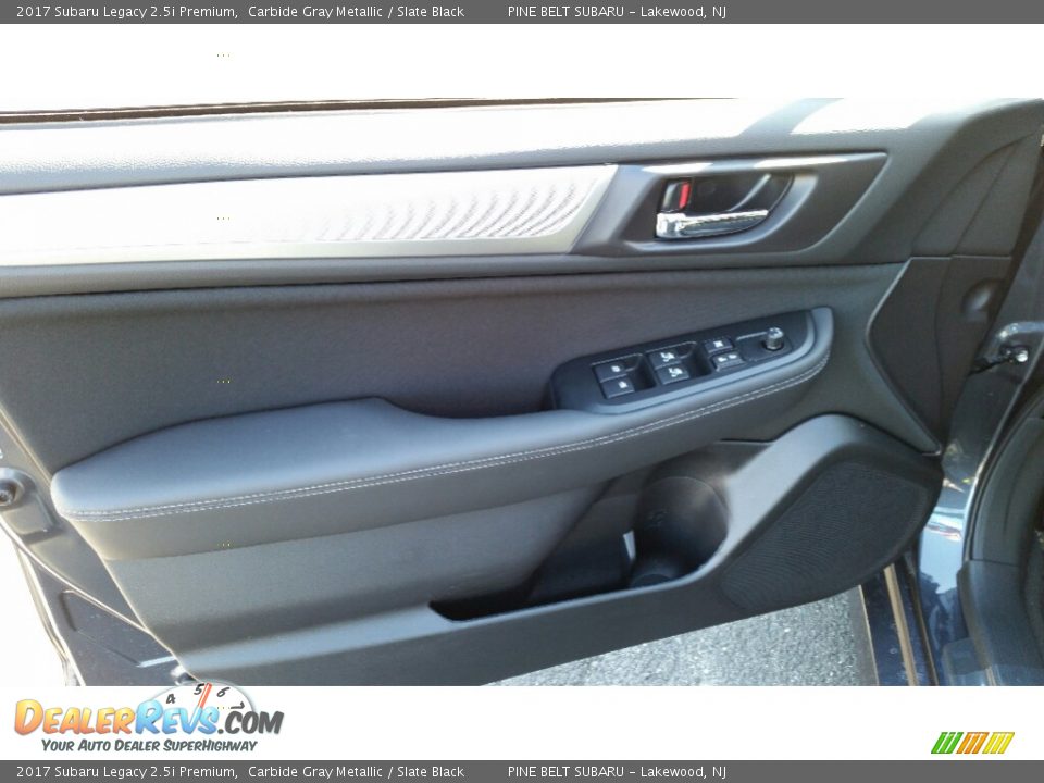 2017 Subaru Legacy 2.5i Premium Carbide Gray Metallic / Slate Black Photo #8