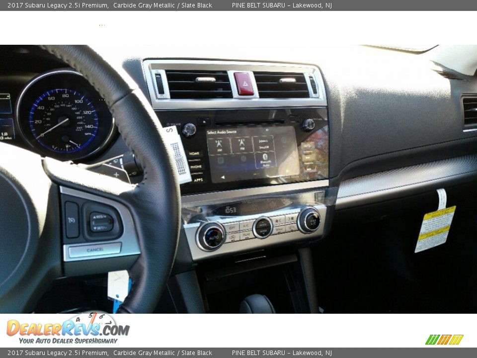 2017 Subaru Legacy 2.5i Premium Carbide Gray Metallic / Slate Black Photo #11