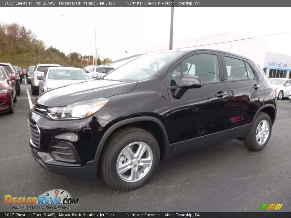 2017 Chevrolet Trax LS AWD Mosaic Black Metallic / Jet Black Photo #1