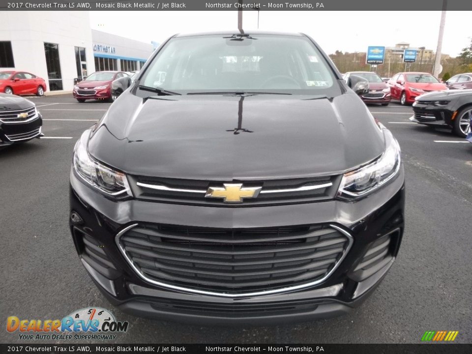 2017 Chevrolet Trax LS AWD Mosaic Black Metallic / Jet Black Photo #2