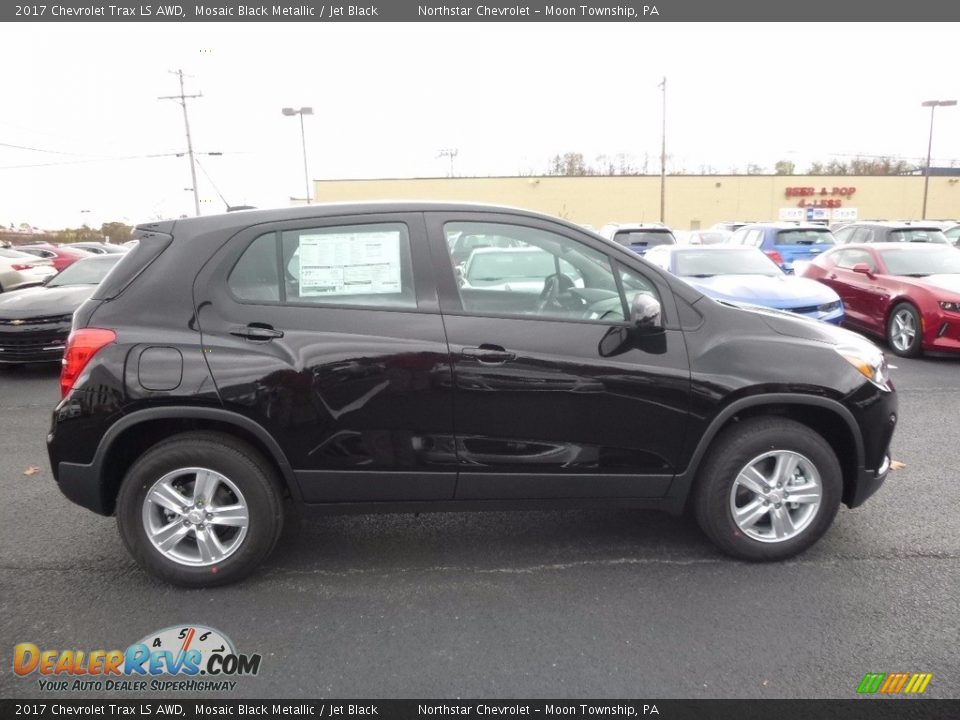Mosaic Black Metallic 2017 Chevrolet Trax LS AWD Photo #4