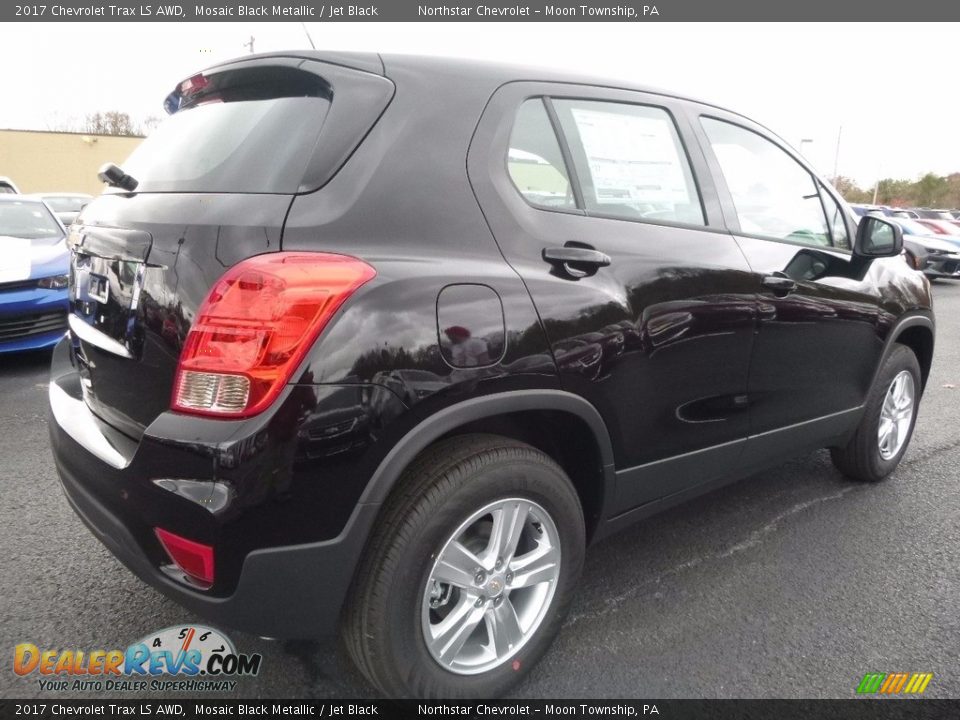 2017 Chevrolet Trax LS AWD Mosaic Black Metallic / Jet Black Photo #5