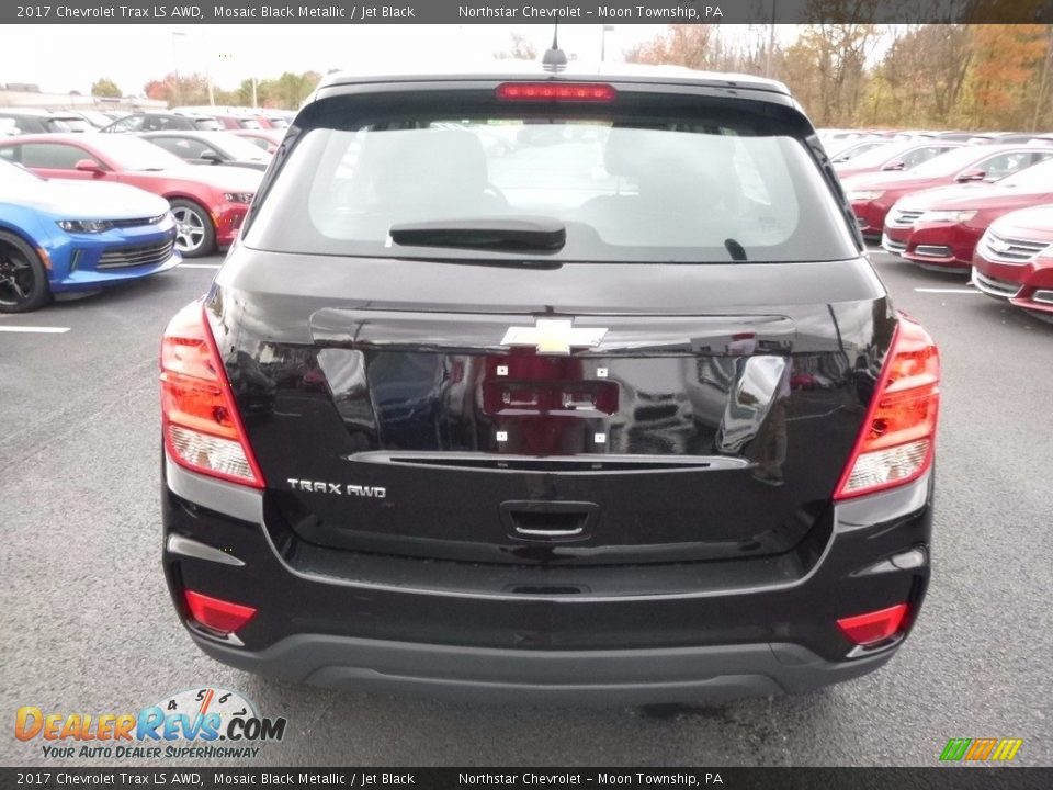 2017 Chevrolet Trax LS AWD Mosaic Black Metallic / Jet Black Photo #6