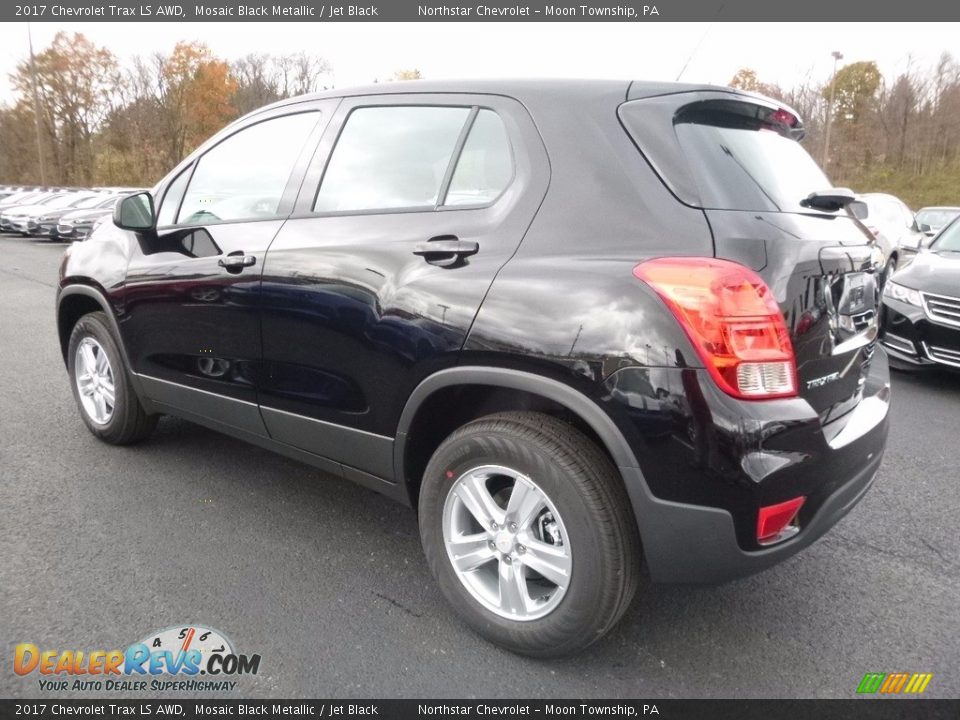 Mosaic Black Metallic 2017 Chevrolet Trax LS AWD Photo #8