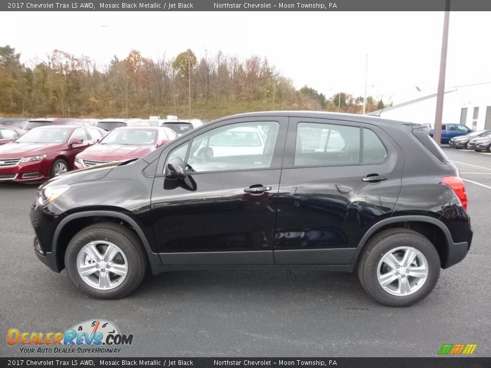 Mosaic Black Metallic 2017 Chevrolet Trax LS AWD Photo #9