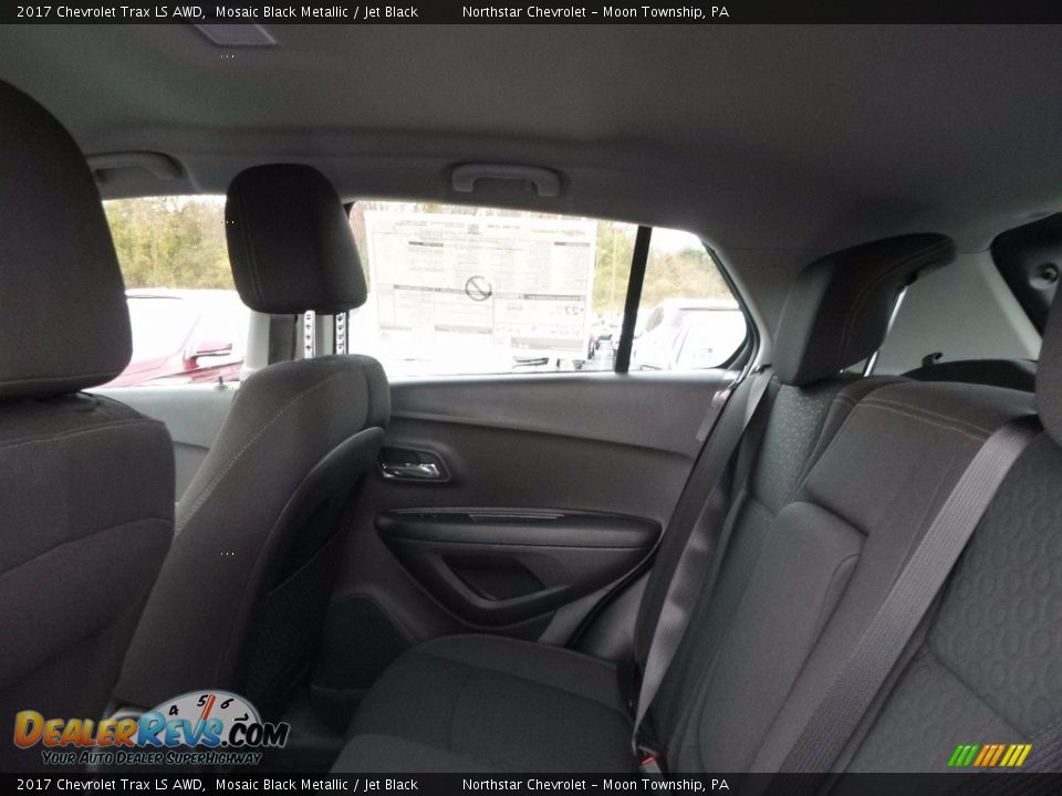 2017 Chevrolet Trax LS AWD Mosaic Black Metallic / Jet Black Photo #12