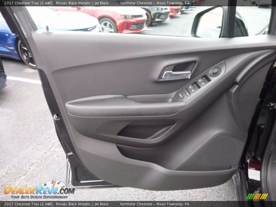 2017 Chevrolet Trax LS AWD Mosaic Black Metallic / Jet Black Photo #14